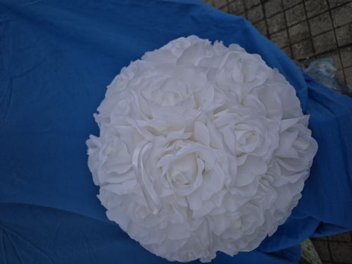  Sfera rose bianche 