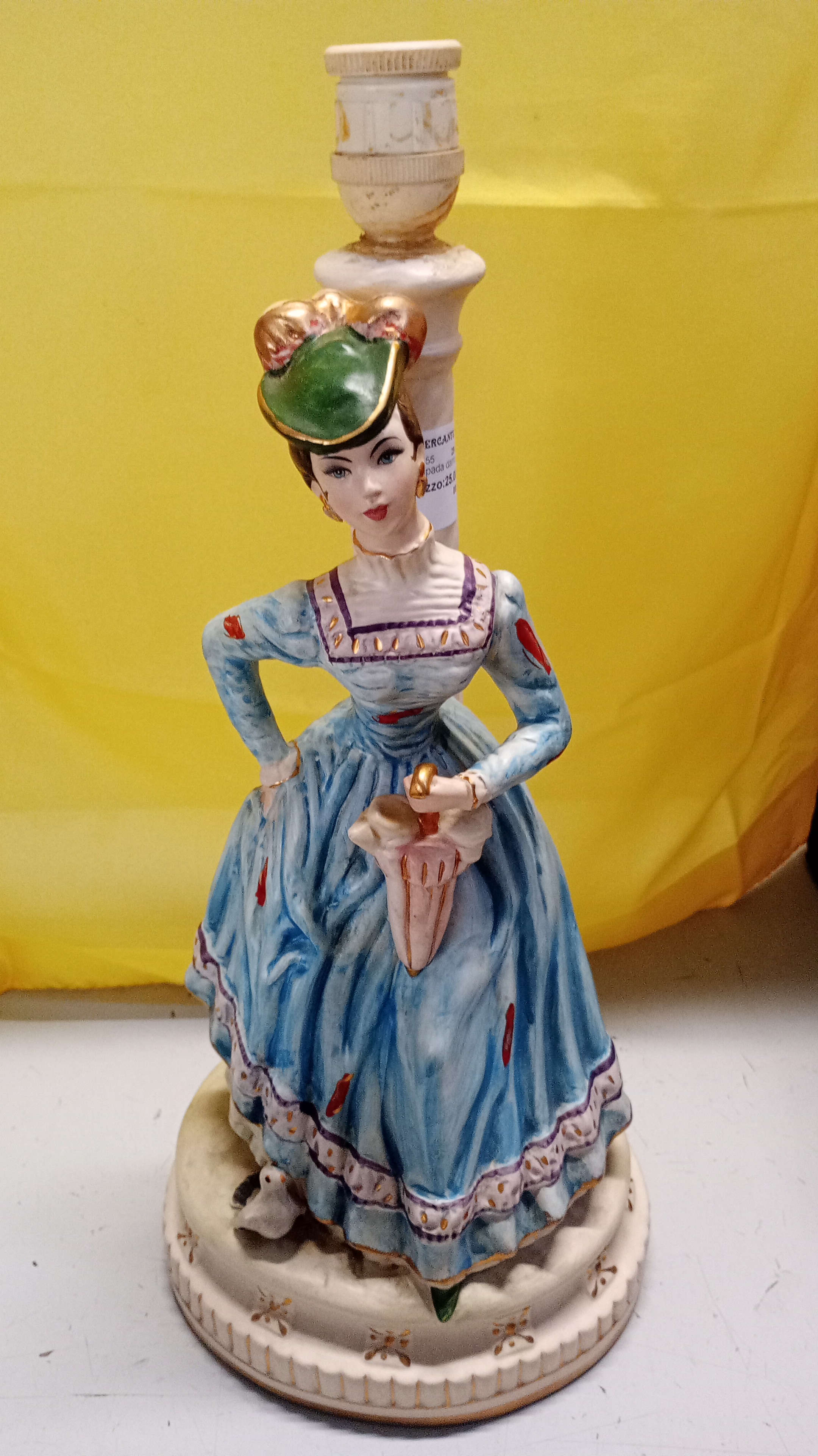  Lampada dama (pezzo inco