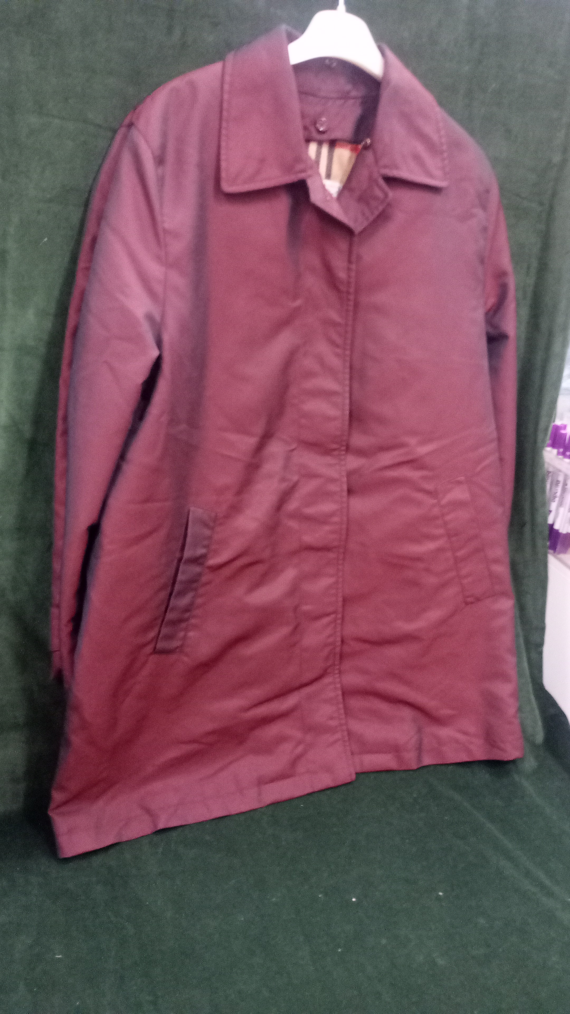  Giacca rossa burberrys