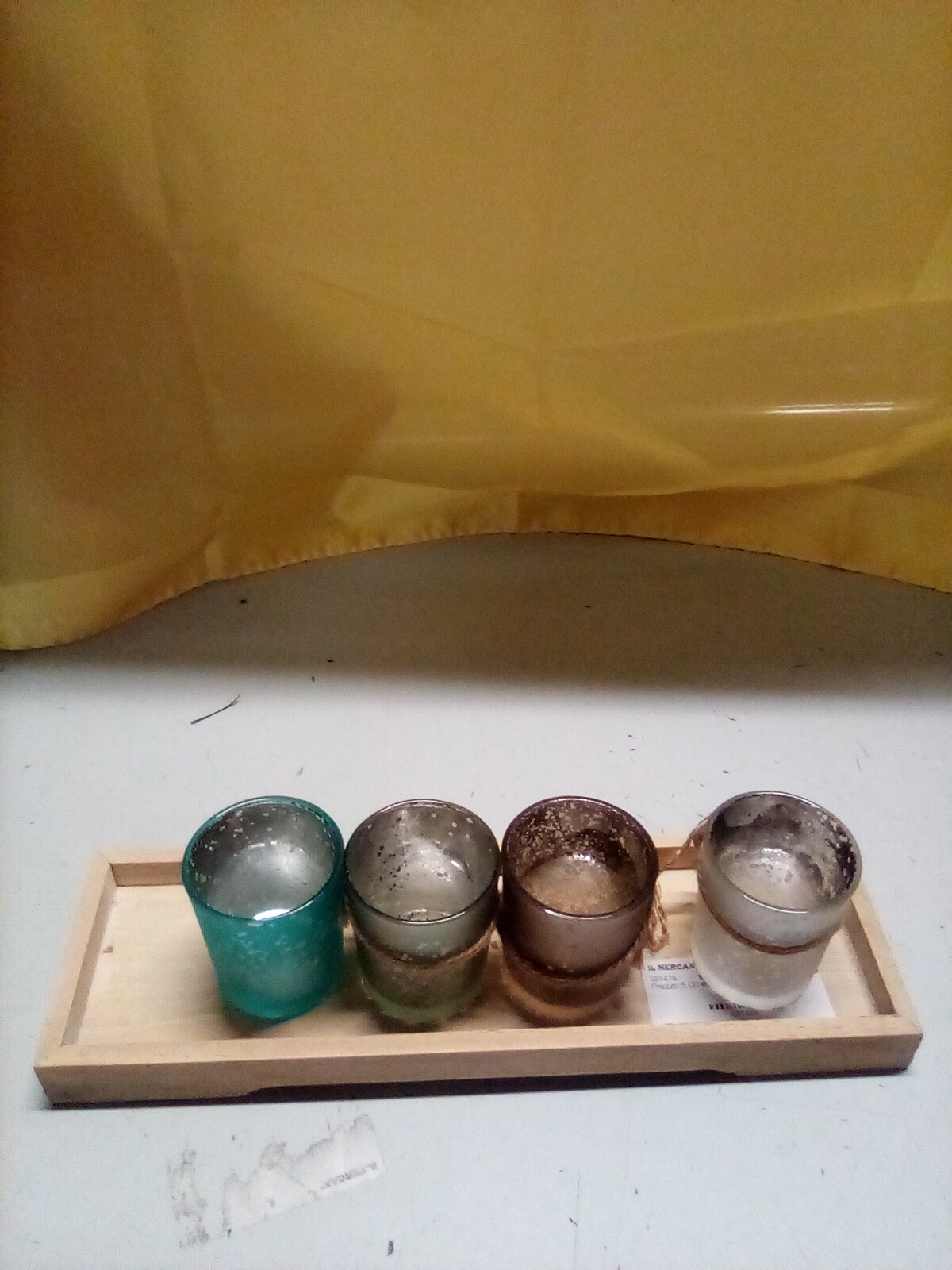  Vassoio portacandele con